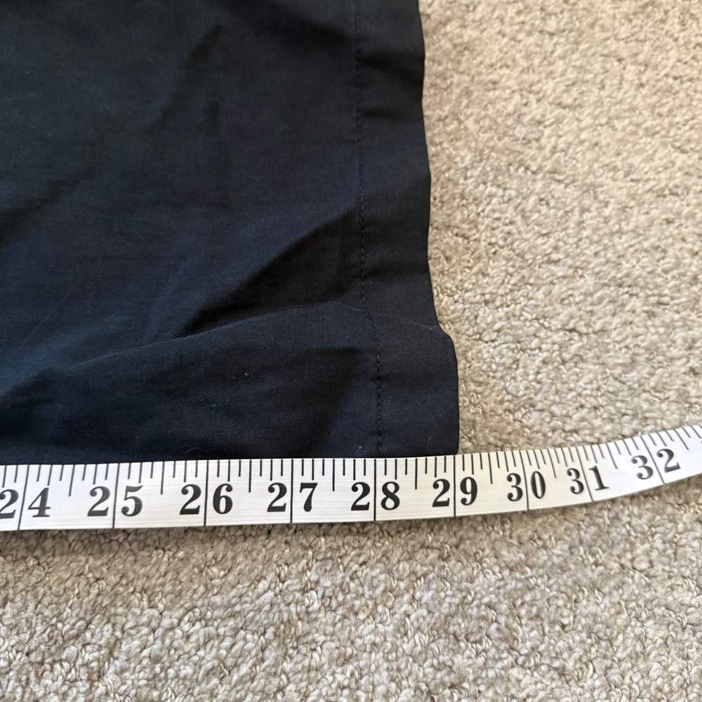 Madewell Harlow Black Wide Leg Pleated Linen Tencel Trousers Pants Size 10 Chic - Picture 6 of 11